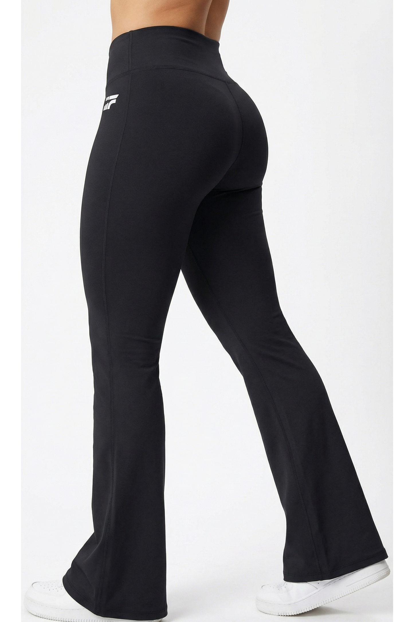 Premium Flare Yoga Pants -Black