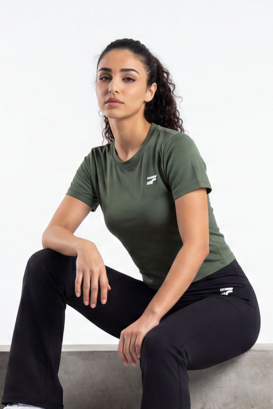 Soft Form Half Sleeve Set -  Army green & black