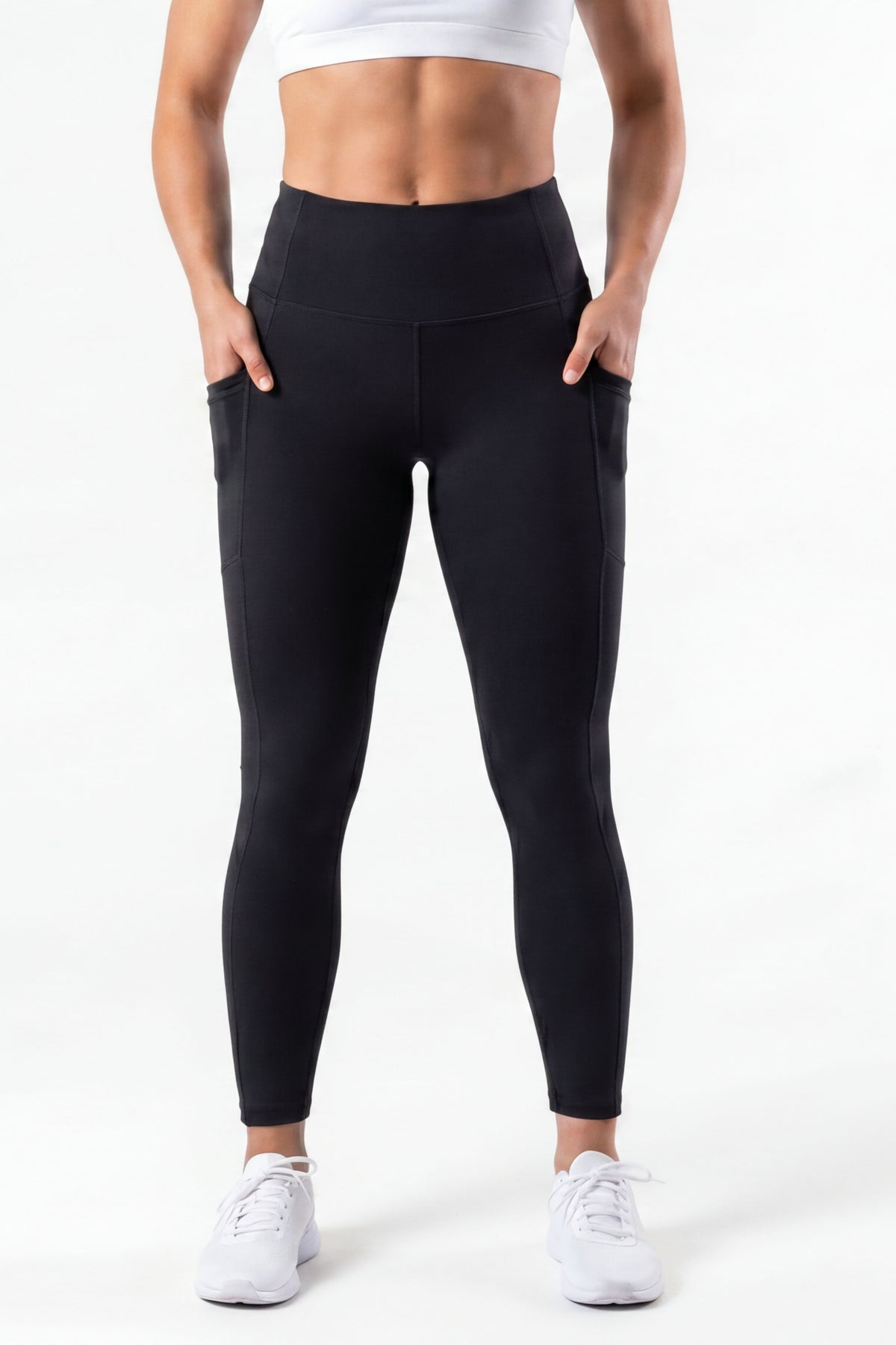 Soft Form Pocketed Leggings - Black