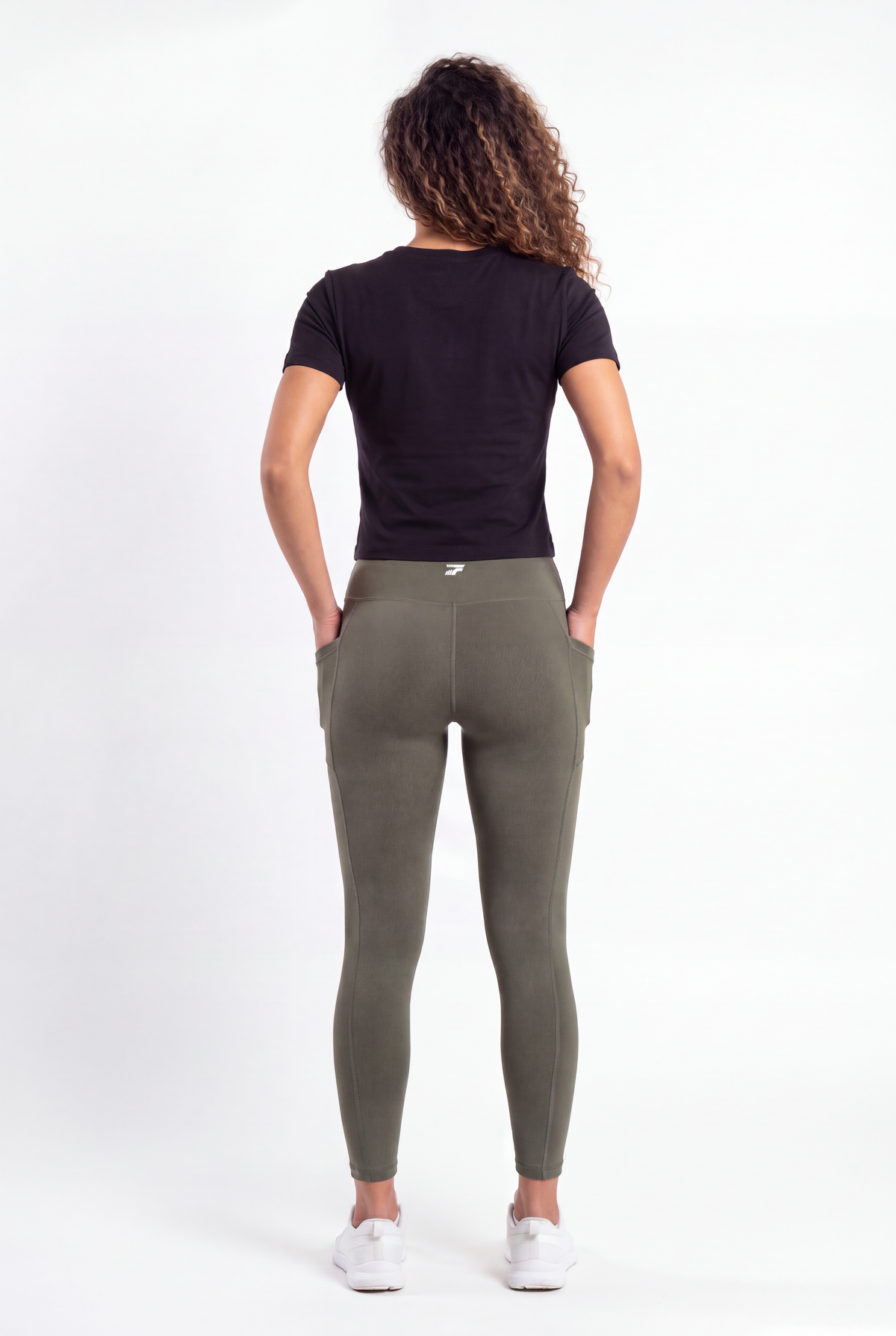 Soft Form Half Sleeve Pocketed Set – Black & Army green