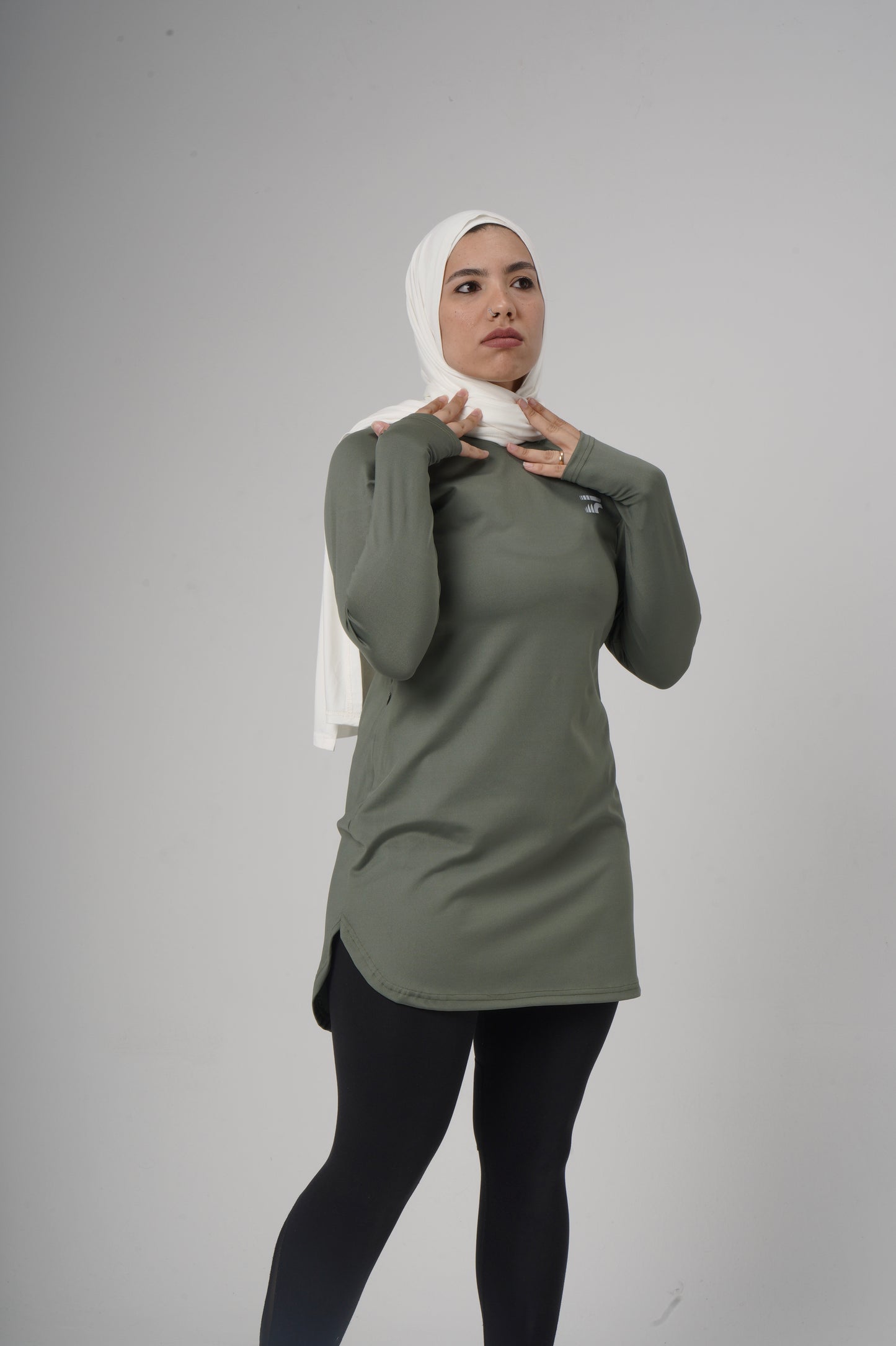 Essential training top - Olive